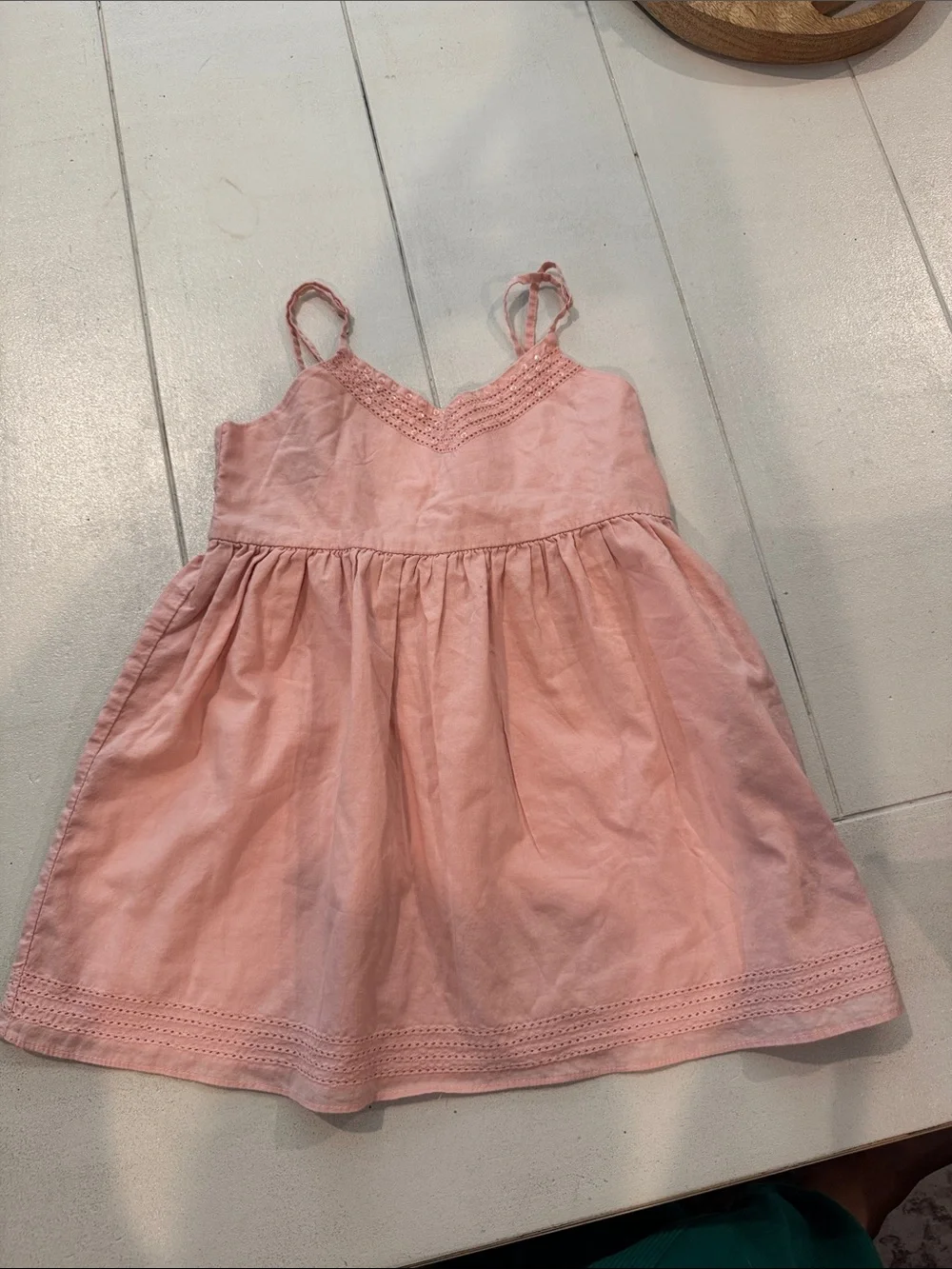 GAP Pink Cotton Spaghetti Strap Tank